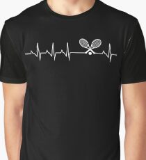 Heartbeat Tennis Graphic T-Shirt