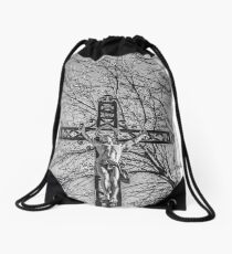 Crucifix Drawstring Bag
