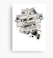 For Science Canvas Print