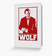 The wolf Greeting Card