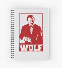 The wolf Spiral Notebook