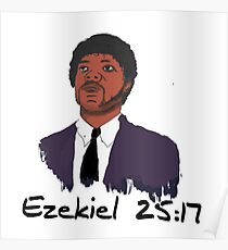 Ezekiel 25:17 Poster