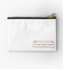 Did you get mysterious messages? Studio Pouch