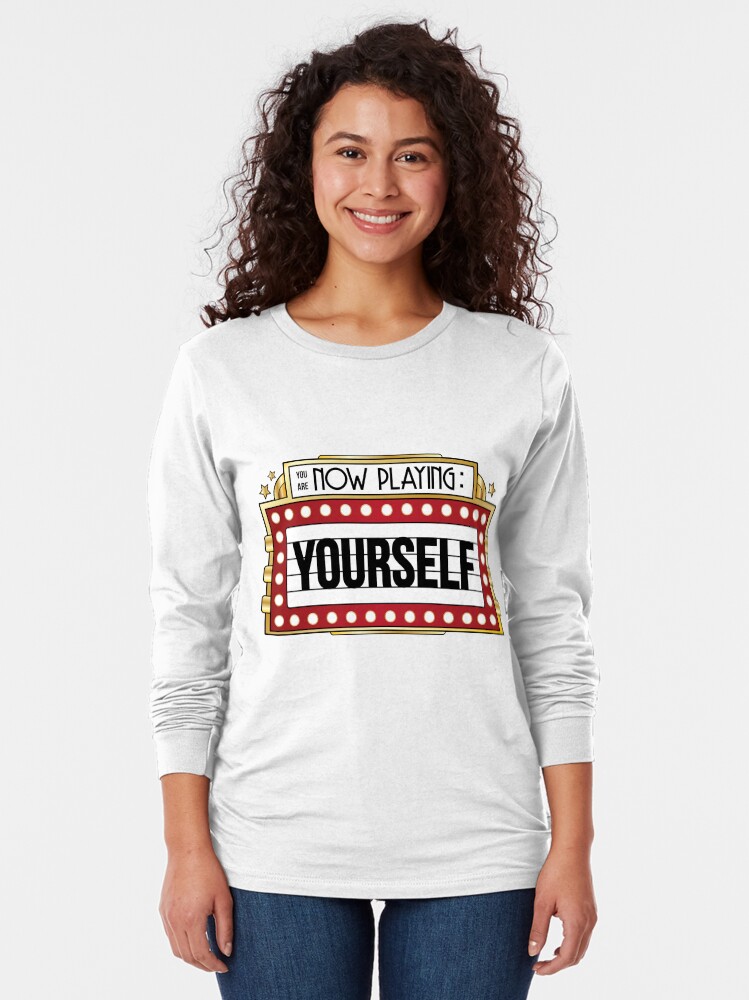 Alternate view of You're Playing Yourself Long Sleeve T-Shirt