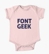 Font Geek One Piece - Short Sleeve