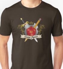 Game Master Red d20 Crest Unisex T-Shirt