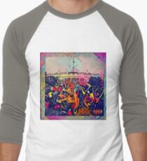Zusammenfassung, einen Schmetterling zu pimpern Baseballshirt für Männer