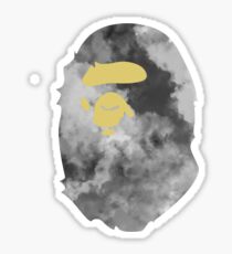 CLOUD BAPE APE Sticker