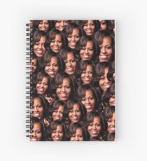 michelle obama Spiral Notebook