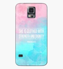 Christliches Zitat Hülle & Klebefolie für Samsung Galaxy