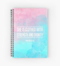 Cuaderno de espiral Cita cristiana