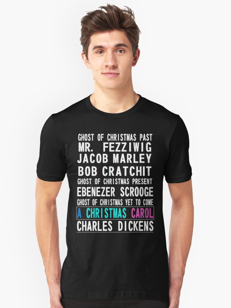 SCROOGE /& MARLEY /'A Christmas Carol/' T SHIRT Charles Dickens
