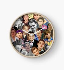 Leonardo DiCaprio Collage Clock