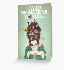 Wild Wonderful World of Wes Anderson Greeting Card