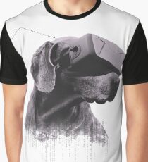 Virtual Reality Dog Graphic T-Shirt