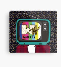Fernsehen!! Metallbild