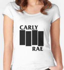 Carly Rae Black Flag Women's Fitted Scoop T-Shirt