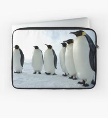 Lined up Emperor Penguins Laptop Sleeve