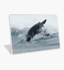 Diving Emperor Penguin Laptop Skin
