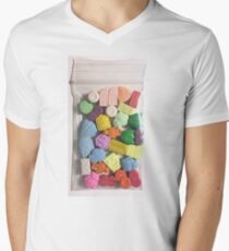 Zak snoep Men's V-Neck T-Shirt