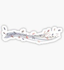 Listen With Your Heart Sticker