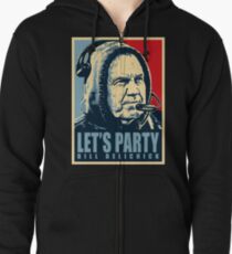 bill belichick Zipped Hoodie