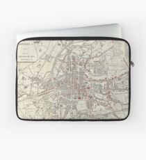 Vintage Map of Rennes France (1905) Laptop Sleeve
