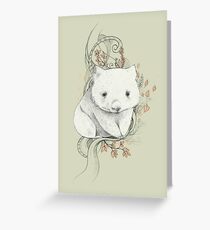Tarjeta de felicitación Wombat!