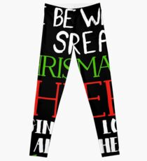 the best way to spread christmas cheer elf shirt Leggings