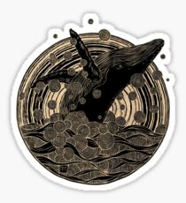 Breaching Whale Sticker
