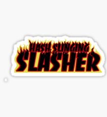 Hash Slinging Slasher (Thrasher Shirt) Sticker