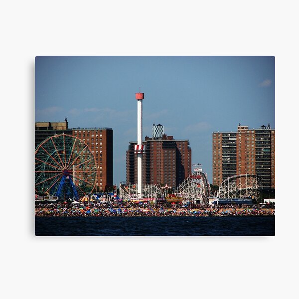 Coney Island Beach Canvas Print