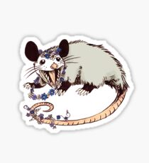 Daisy Chain Opossum Possum Yaaaas! Sticker