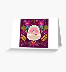 Hedgehog LOVE Greeting Card