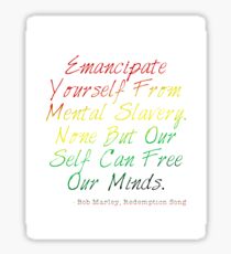 Redemption Songs Sticker