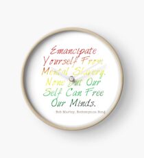 Redemption Songs Clock