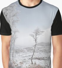 Glen Shiel Misty Winter Trees 2 Graphic T-Shirt