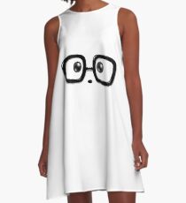 Geek Chic Panda Eyes A-Line Dress