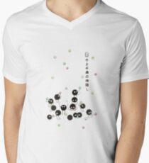 Susuwatari T-Shirt mit V-Ausschnitt für Männer