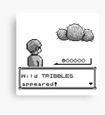Wild Tribbles Appeared! Canvas Print