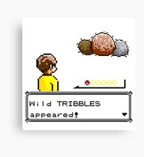 Wild Tribbles Appeared! Canvas Print