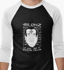 Ted Cruz Zodiac Killer Men's Baseball ¾ T-Shirt