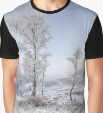 Glen Shiel Misty Winter Trees Graphic T-Shirt