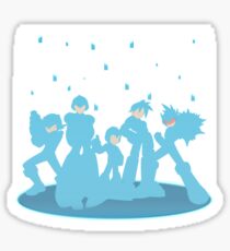 Blue Megaforce Sticker