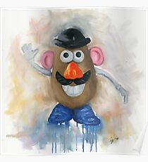 Mr Potato Head - vintage nostalgia Poster
