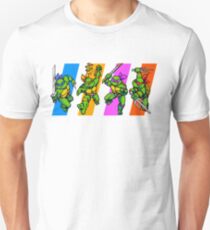 TMNT Turtles in Time Characters Unisex T-Shirt