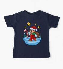 Mario Xmas Baby Tee