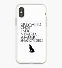 Stark Direwolves iPhone Case