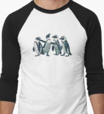 penguin party Men's Baseball ¾ T-Shirt