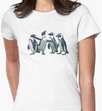 penguin party Women's Fitted T-Shirt